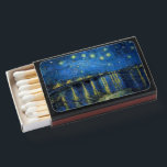 Vincent van Gogh - Starry Night Over the Rhone Matchboxes<br><div class="desc">Starry Night Over the Rhone / Nuit etoilee sur le Rhone - Vincent van Gogh,  Oil on Canvas,  1888,  Arles</div>