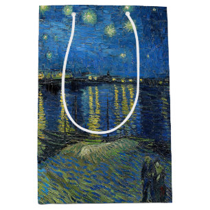 Vincent van Gogh - Starry Night Over the Rhone Medium Gift Bag