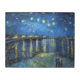 Vincent van Gogh - Starry Night Over the Rhone Metal Print