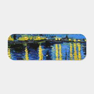 Vincent Van Gogh "Starry Night Over the Rhône" Metal Sign