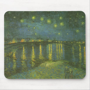 Vincent van Gogh - Starry Night Over the Rhone Mouse Pad