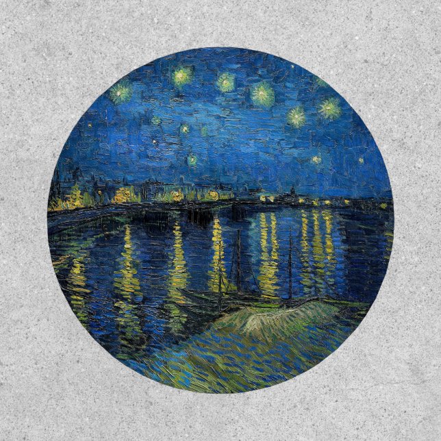 Vincent van Gogh - Starry Night Over the Rhone Patch (Front)