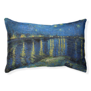 Vincent van Gogh - Starry Night Over the Rhone Pet Bed