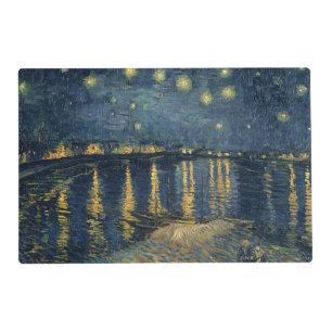 Vincent van Gogh Starry Night Over the Rhone Placemat