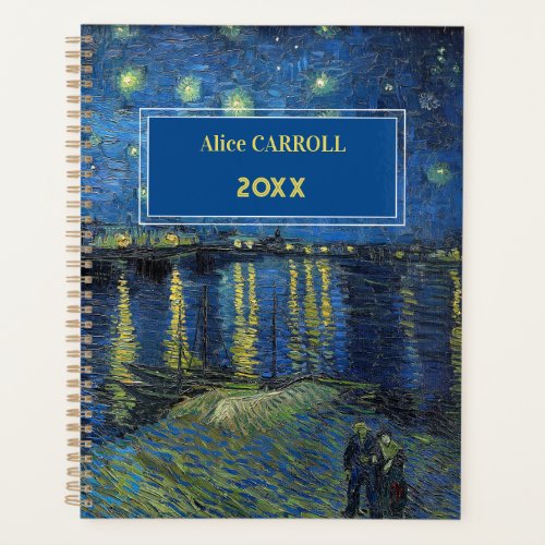 Vincent van Gogh _ Starry Night Over the Rhone Planner