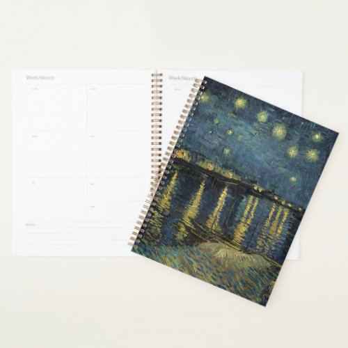 Vincent van Gogh  Starry Night Over the Rhone Planner