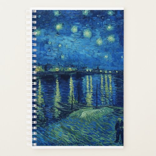 Vincent Van Gogh _ Starry Night over the Rhone Planner