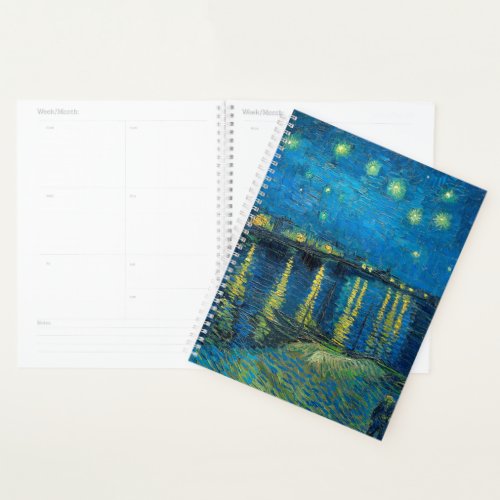 Vincent Van Gogh Starry Night Over the Rhone Planner