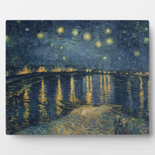 Vincent van Gogh Starry Night Over the Rhone Plaque