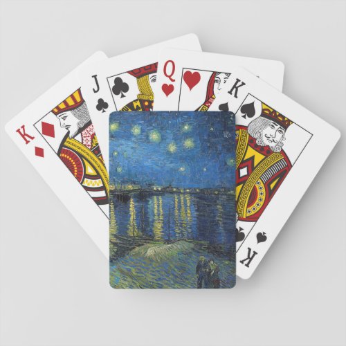 Vincent van Gogh _ Starry Night Over the Rhone Poker Cards