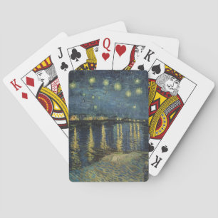 Vincent van Gogh Starry Night Over the Rhone Poker Cards
