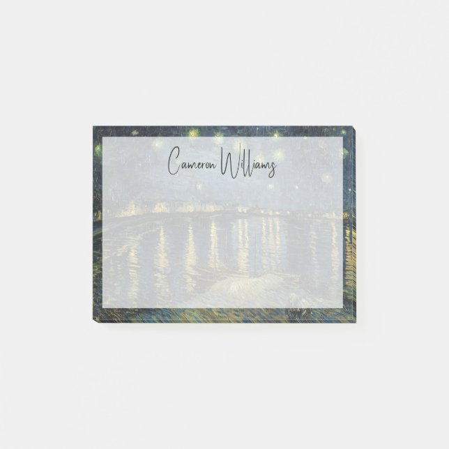 Vincent van Gogh | Starry Night Over the Rhone Post-it Notes (Front)