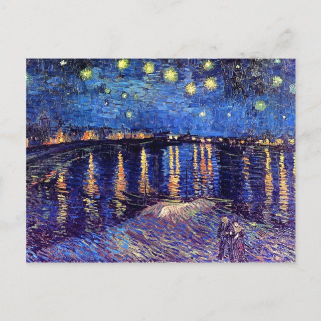 Vincent Van Gogh - Starry Night Over The Rhone Postcard (Front)