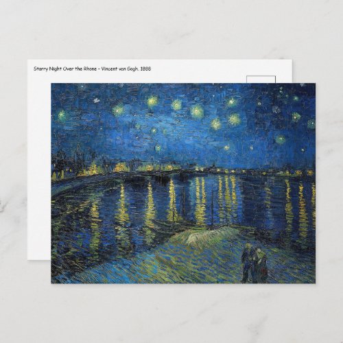 Vincent van Gogh _ Starry Night Over the Rhone Postcard