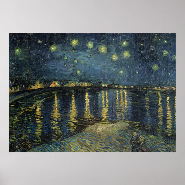 Vincent van Gogh | Starry Night Over the Rhone Poster | Zazzle
