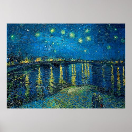 Vincent Van Gogh Starry Night Over the Rhone Poster