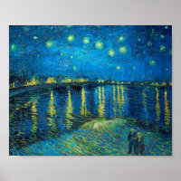 Vincent Van Gogh Starry Night Over The Rhone