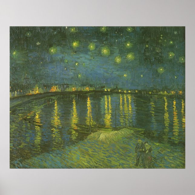Vincent van Gogh - Starry Night Over the Rhone Poster (Front)