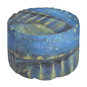 Vincent van Gogh - Starry Night Over the Rhone Pouf