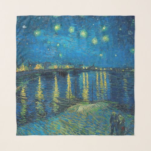 Vincent Van Gogh Starry Night Over the Rhone Scarf