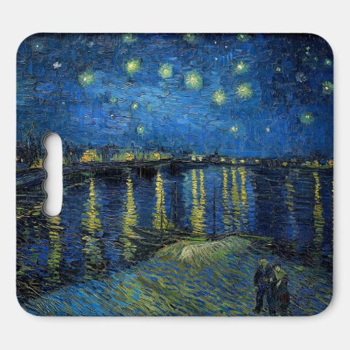 Vincent van Gogh _ Starry Night Over the Rhone Seat Cushion