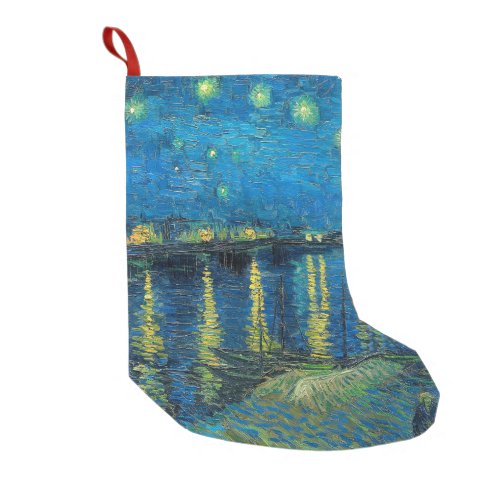 Vincent Van Gogh Starry Night Over the Rhone Small Christmas Stocking