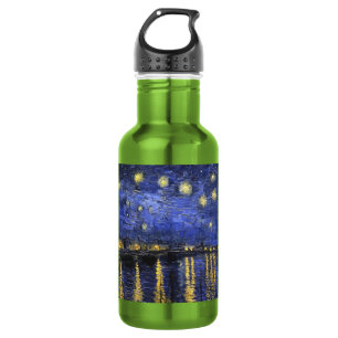 Vincent Van Gogh Starry Night Over The Rhone Stainless Steel Water Bottle