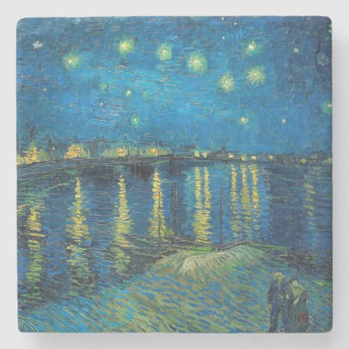 Vincent Van Gogh Starry Night Over the Rhone Stone Coaster