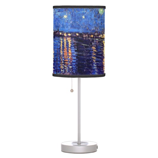 Vincent Van Gogh - Starry Night Over The Rhone Table Lamp (Right)
