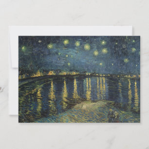 Vincent van Gogh Starry Night Over the Rhone Thank You Card