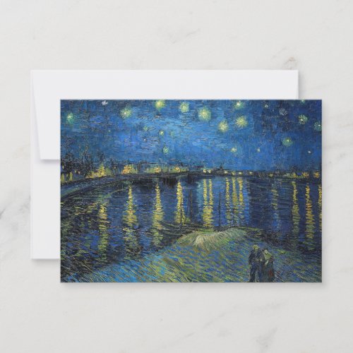 Vincent van Gogh _ Starry Night Over the Rhone Thank You Card