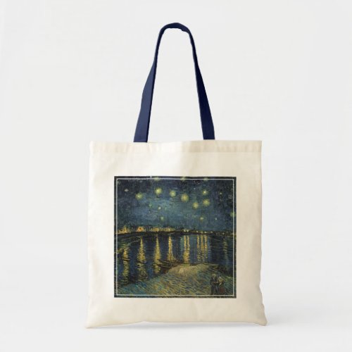 Vincent van Gogh  Starry Night Over the Rhone Tote Bag