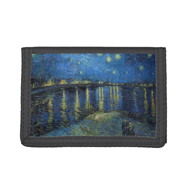 Vincent van Gogh - Starry Night Over the Rhone Trifold Wallet (Front)