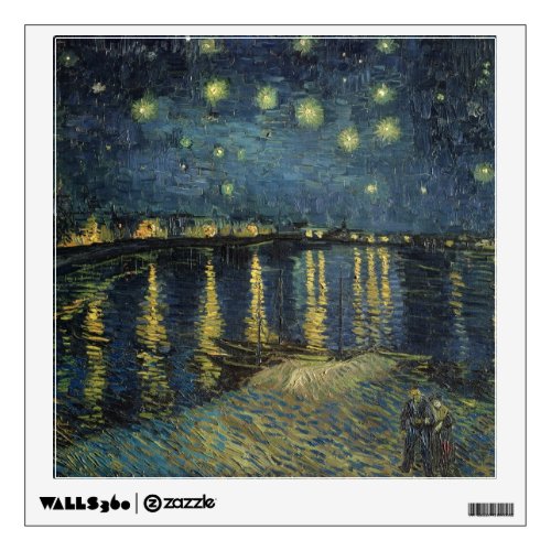 Vincent van Gogh  Starry Night Over the Rhone Wall Decal