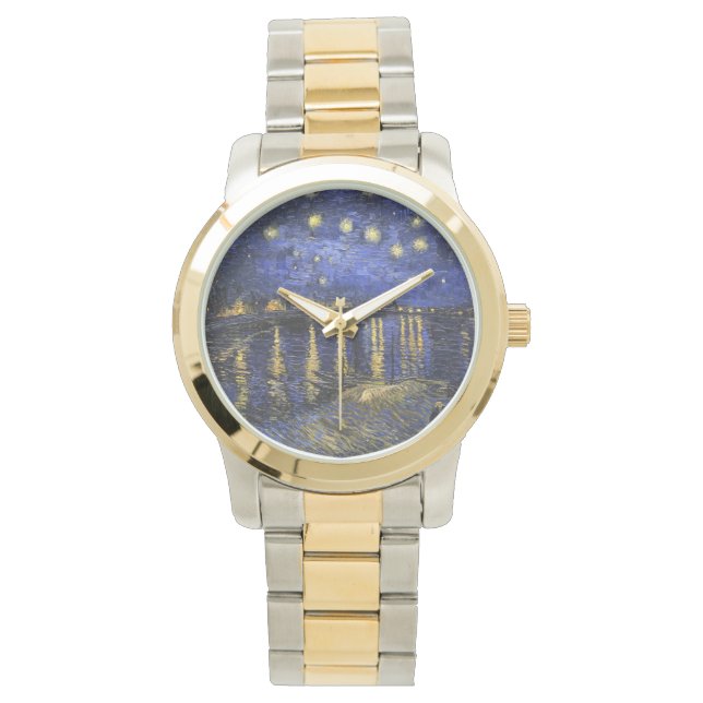 Vincent Van Gogh Starry Night Over The Rhone Watch (Front)