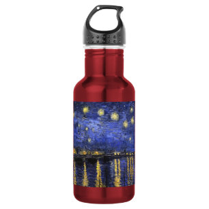 Vincent Van Gogh Starry Night Over The Rhone Water Bottle