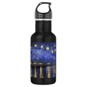 Vincent Van Gogh Starry Night Over The Rhone Water Bottle