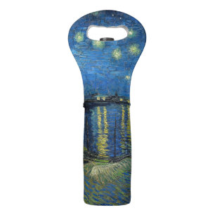 Vincent van Gogh - Starry Night Over the Rhone Wine Bag