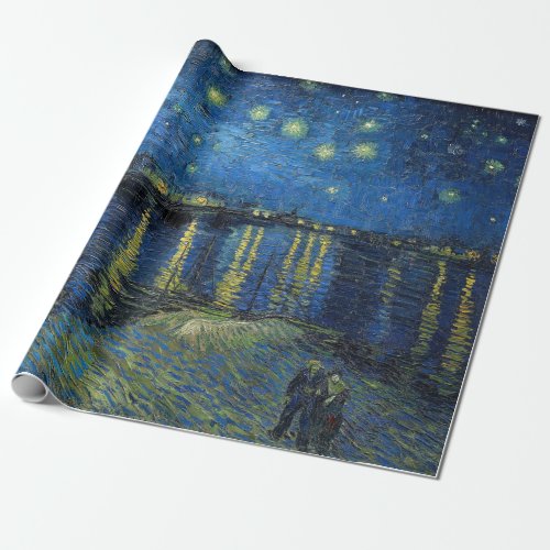 Vincent van Gogh _ Starry Night Over the Rhone Wrapping Paper