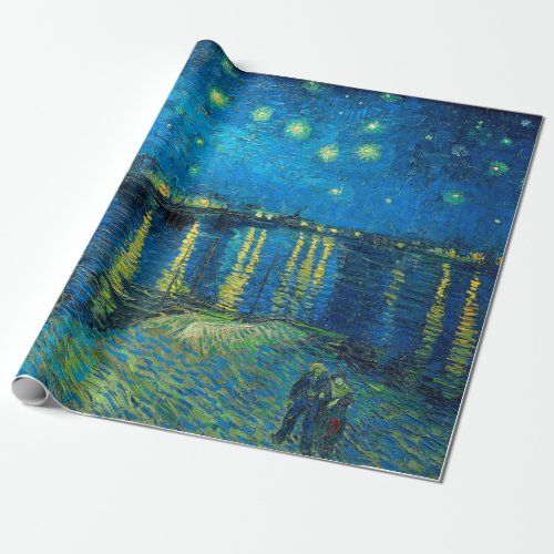 Vincent Van Gogh Starry Night Over The Rhone Wrapping Paper