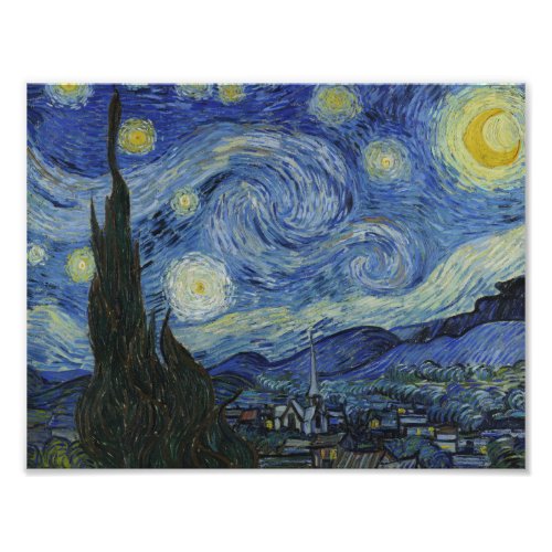 Vincent van Gogh _ Starry Night Photo Print