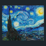Vincent van Gogh, Starry Night Photo Print<br><div class="desc">Starry Night,  famous painting by Vincent van Gogh</div>