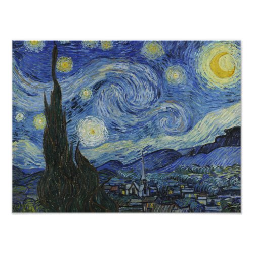 Vincent van Gogh _ Starry Night Photo Print