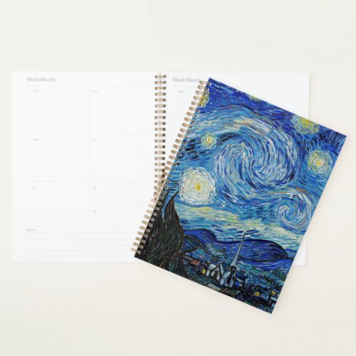 Vincent van Gogh Starry Night Planner