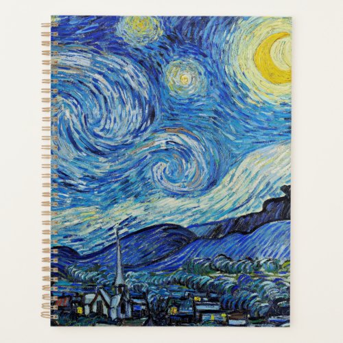 Vincent van Gogh Starry Night Planner