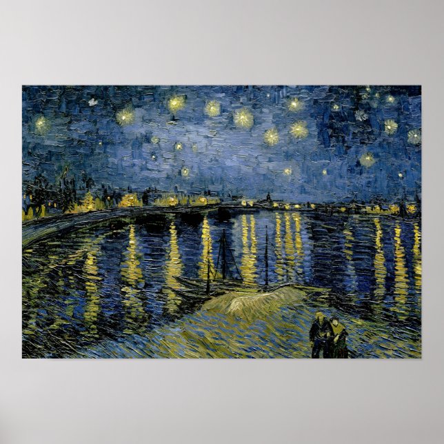 Vincent van Gogh - Starry Night Poster (Front)