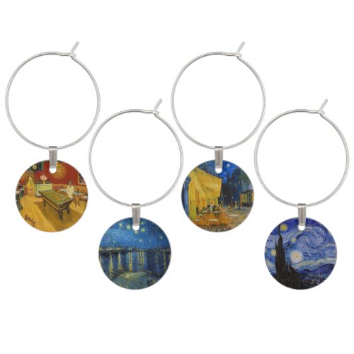 Vincent Van Gogh _ Starry Night Selection Wine Charm