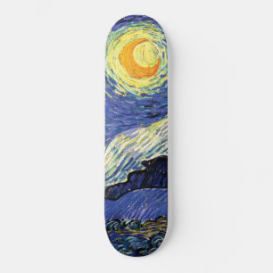 Vincent Van Gogh Starry Night Skateboard