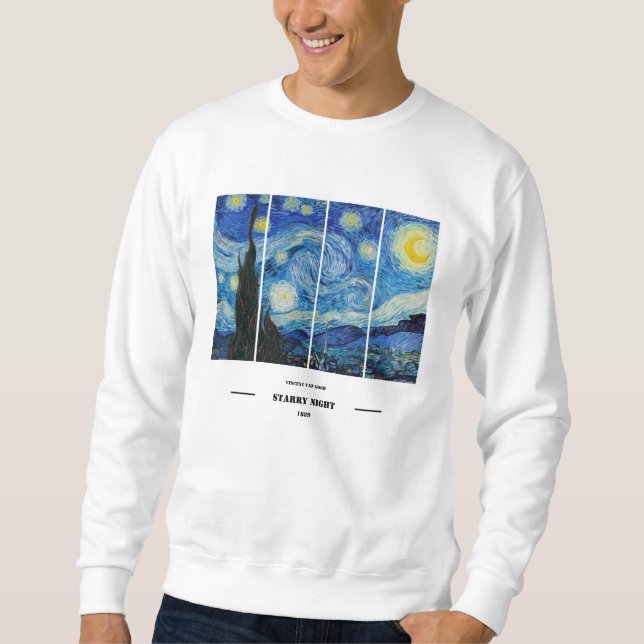 Vincent Van Gogh Starry Night Sweatshirt  (Front)