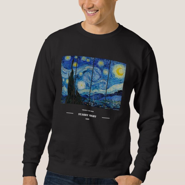 Vincent Van Gogh Starry Night Sweatshirt  (Front)